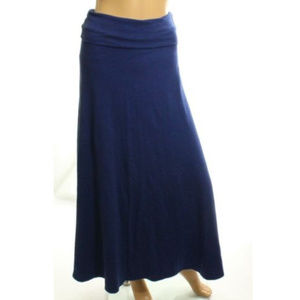BNWT Lularoe Soild Navy Medium Maxi Skirt